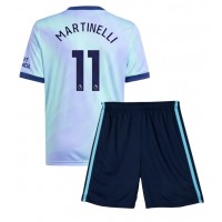 Arsenal Gabriel Martinelli #11 Tredjedraktsett Barn 2024-25 Kortermet (+ Korte bukser)